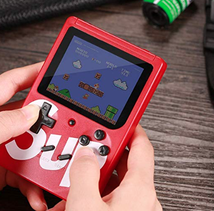 Mini Vídeo Game Clássico 400 Jogos Mini 2 Player Com Controle